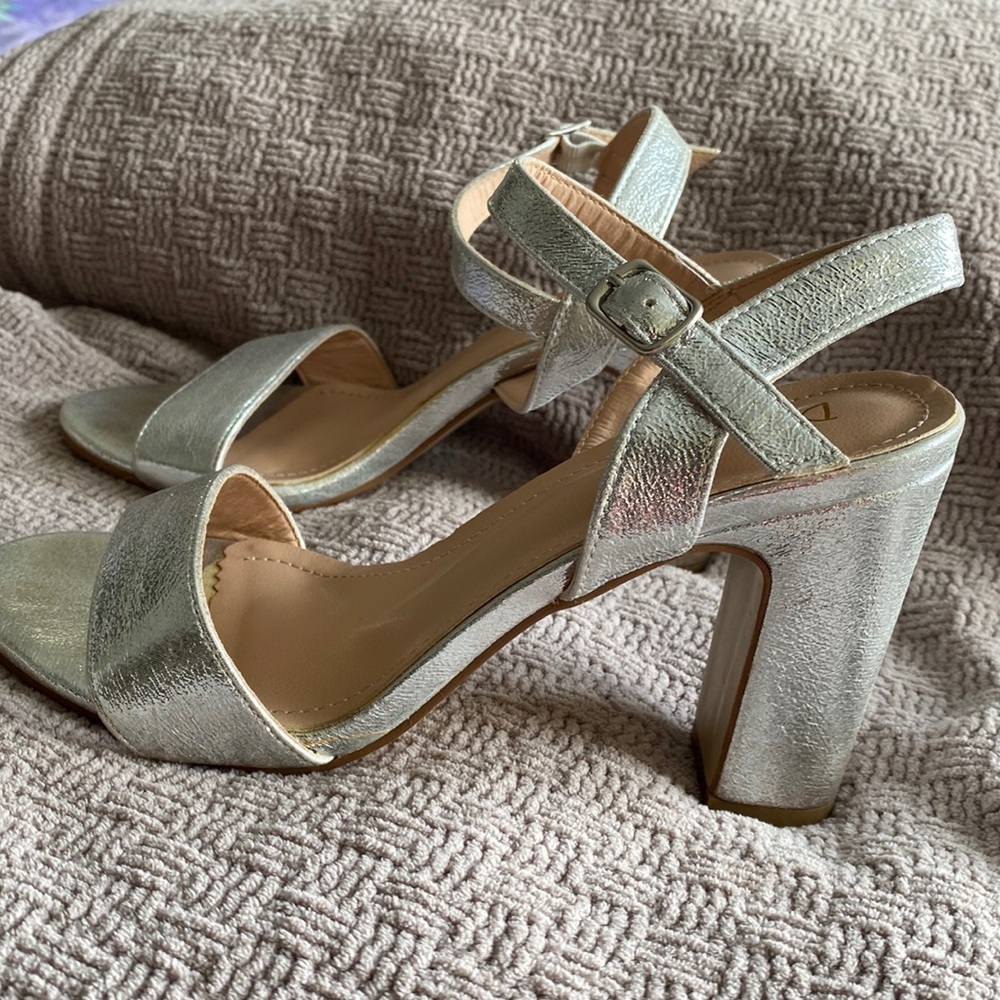 Silver shoes